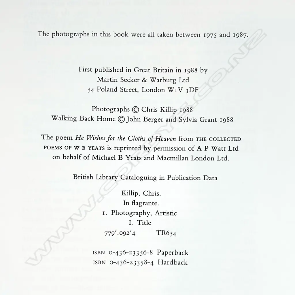 CHRIS KILLIP: IN FLAGRANTE Image 1++